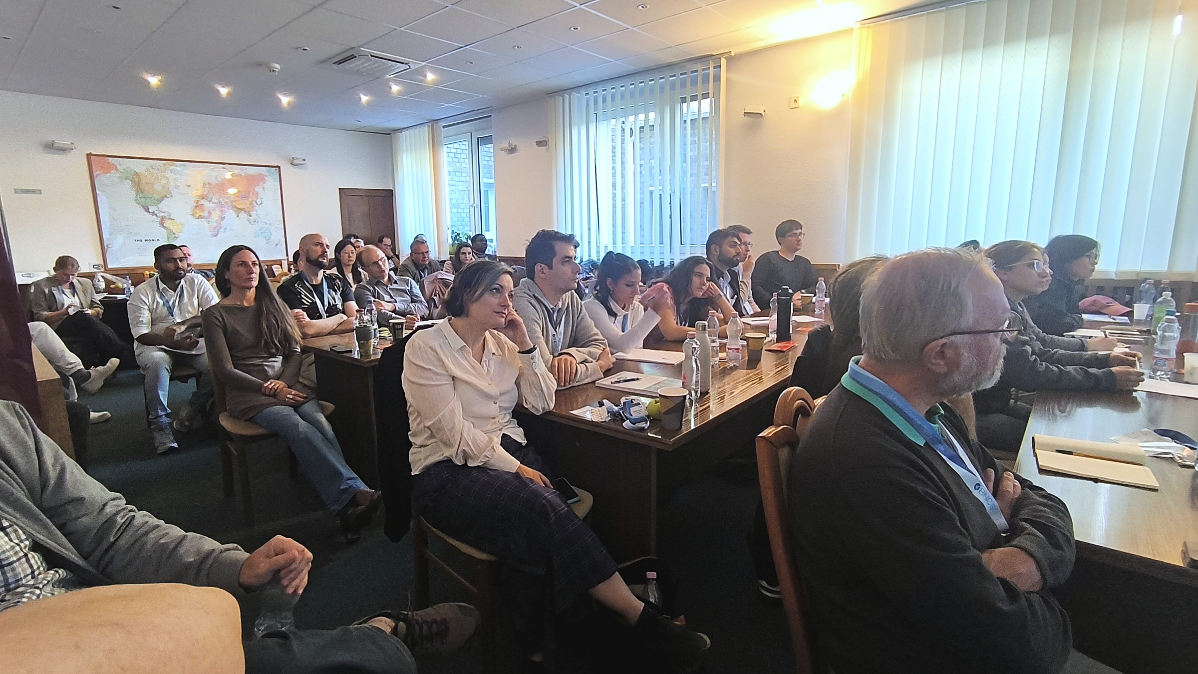 CETS 2026 participants attending a lecture at the Budapest Neutron Centre.